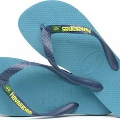 Havaianas Brasil Logo Unisex Slippers - Nautical Blue - Maat 47/48 -dames-schoenen Verkoop 550x379 10