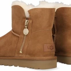 UGG W Bailey Zip Mini Vachtlaarzen - Warme Laarzen - Dames - Camel - Maat 40 -dames-schoenen Verkoop 550x379 7
