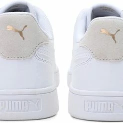 PUMA Shuffle Unisex Sneakers - White/TeamGold - Maat 42 -dames-schoenen Verkoop 550x380 1