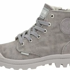 Palladium Pampa Zip Dames Veterboot - Grijs - Maat 40 -dames-schoenen Verkoop 550x386 3