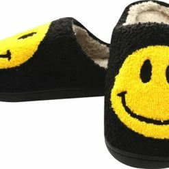Budino Smiley Pantoffels - Smiley Sloffen - Pantoffels - Sloffen - Dames En Heren - Zwart - Maat 37/38 -dames-schoenen Verkoop 550x386 4