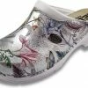 Medische PU Klompen - PU Klompen Met Kunststof Zool - Ziekenhuis Klompen - Zorgklompen - DINA CLOGS - Silverflower - Maat 39