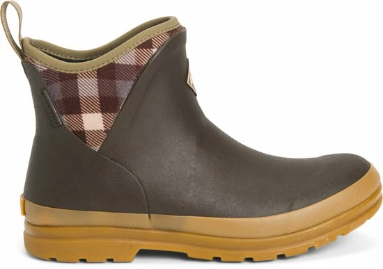 Muck Boot - Muck Originals Pull On Ankle - Brown/Plaid - Dames - 38 1 Muck Boot - Muck Originals Pull On Ankle - Brown/Plaid - Dames - 38