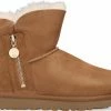 UGG W Bailey Zip Mini Vachtlaarzen - Warme Laarzen - Dames - Camel - Maat 40