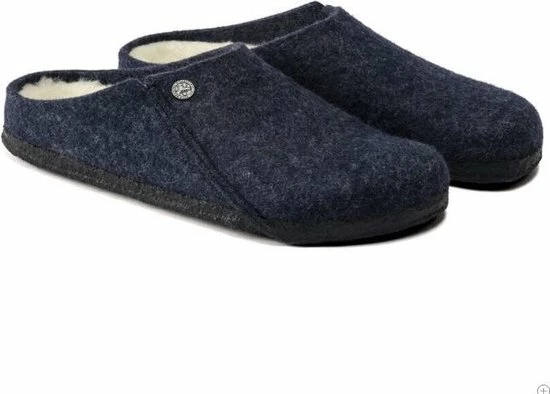 Birkenstock Zermatt Shearling Narrow Sloffen - Dark Blue - Maat 42 14 Birkenstock Zermatt Shearling Narrow Sloffen - Dark Blue - Maat 42 - Afbeelding 14