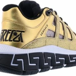 Versace Sneaker Vitello Laminato+Tessu Dames Maat 38½ Metallic -dames-schoenen Verkoop 550x395 2