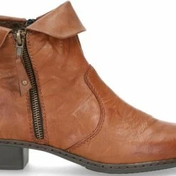 Rieker Enkellaarsjes Cognac - Maat 41 -dames-schoenen Verkoop 550x395 3