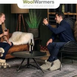 WoolWarmers Dolly Unisex Wollen Sloffen - Bruin - Maat 39 -dames-schoenen Verkoop 550x396 4