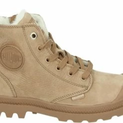 Palladium PAMPA HI ZIP WL - Volwassenen VeterlaarzenHalf-hoge Schoenen - Kleur: Taupe - Maat: 39 -dames-schoenen Verkoop 550x397 1