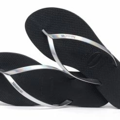 Havaianas You Metallic Unisex Slippers - New Graphite - Maat 39/40 -dames-schoenen Verkoop 550x401 4