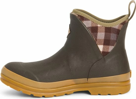 Muck Boot - Muck Originals Pull On Ankle - Brown/Plaid - Dames - 38 4 Muck Boot - Muck Originals Pull On Ankle - Brown/Plaid - Dames - 38 - Afbeelding 4