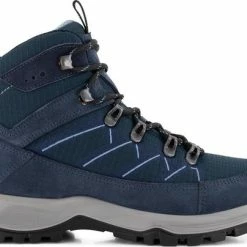 Travelin' Svendborg - Hoge Dames Wandelschoenen - Waterdicht En Ademend - Blauw Leer - Maat 41