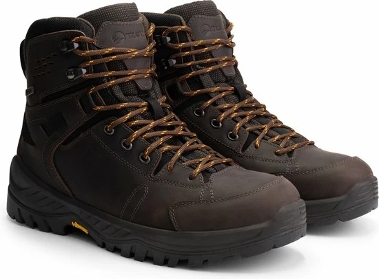 Travelin' Assens Dames Wandelschoenen - Watericht En Ademend - VIBRAM Zool - Bruin Leer - Maat 37 10 Travelin' Assens Dames Wandelschoenen - Watericht En Ademend - VIBRAM Zool - Bruin Leer - Maat 37 - Afbeelding 10