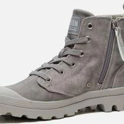 Palladium Pampa Zip Dames Veterboot - Grijs - Maat 40 -dames-schoenen Verkoop 550x409 1