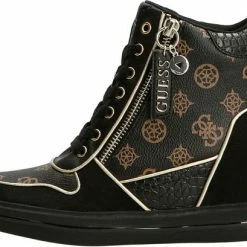Guess Nangy Dames Sneakers - Brown/Black - Maat 37 -dames-schoenen Verkoop 550x409 4