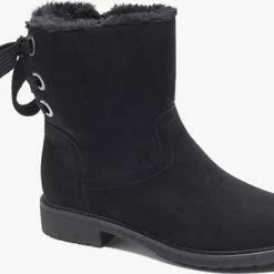 Landrover Zwarte Enkellaars Gevoerd - Maat 38 -dames-schoenen Verkoop 550x412 26