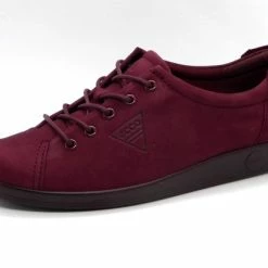 Ecco Soft 2.0 Veterschoenen Rood Textiel - Dames - Maat 39 -dames-schoenen Verkoop 550x412 6