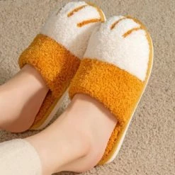 WT Trading Kattenpoot Sloffen Unisex – Maat 39/40 – Coffee -dames-schoenen Verkoop 550x417 14