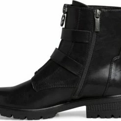 Tamaris Biker Boots Zwart - Maat 40 -dames-schoenen Verkoop 550x417 5