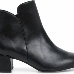 Tamaris Enkellaarsjes Zwart Synthetisch 192126 - Dames - Maat 38 -dames-schoenen Verkoop 550x419 1