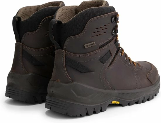 Travelin' Assens Dames Wandelschoenen - Watericht En Ademend - VIBRAM Zool - Bruin Leer - Maat 37 3 Travelin' Assens Dames Wandelschoenen - Watericht En Ademend - VIBRAM Zool - Bruin Leer - Maat 37 - Afbeelding 3