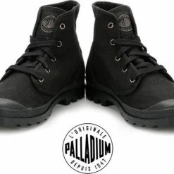 Palladium - Dames Veterschoenen Pampa Hi - Zwart - Maat 39 -dames-schoenen Verkoop 550x422 3