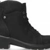 Wolky Veterschoenen Midi Zwart Nubuck