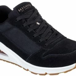 Skechers Uno-Two For The Show Dames Sneakers - Black - Maat 41 -dames-schoenen Verkoop 550x422 7