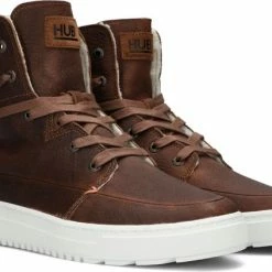 HUB Chess 3.0 Hoge Sneakers - Leren Sneaker - Dames - Cognac - Maat 40 -dames-schoenen Verkoop 550x423 6