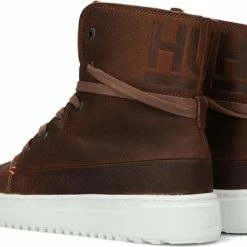 HUB Chess 3.0 Hoge Sneakers - Leren Sneaker - Dames - Cognac - Maat 40 -dames-schoenen Verkoop 550x426 12