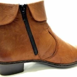 Rieker Enkellaarsjes Cognac - Maat 41 -dames-schoenen Verkoop 550x426 8