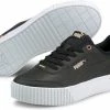 Puma Carina Lift Metallic Pop Wns Lage Sneakers - Leren Sneaker - Dames - Zwart - Maat 37