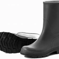 Merkloos Rubberen Laarzen Zwart Maat 40