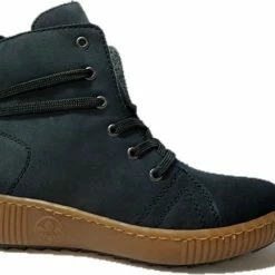 Rieker Veterboot Z6637-14 Blauw Fleece Lining - 4 / 37