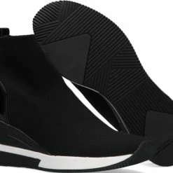 Michael Kors Skyler Dames Sneakers - Zwart - Maat 38 -dames-schoenen Verkoop 550x437