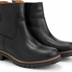 Travelin' Vadfoss Dames Enkellaarzen - Wol Gevoerde Boots - Zwart Leer - Maat 37 -dames-schoenen Verkoop 550x438 7