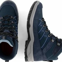 Travelin' Svendborg - Hoge Dames Wandelschoenen - Waterdicht En Ademend - Blauw Leer - Maat 41 -dames-schoenen Verkoop 550x445 2