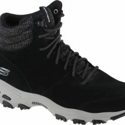 Skechers D'Lites - Chill Flurry 49727-BLK, Vrouwen, Zwart, Trappers,Laarzen, Maat: 39