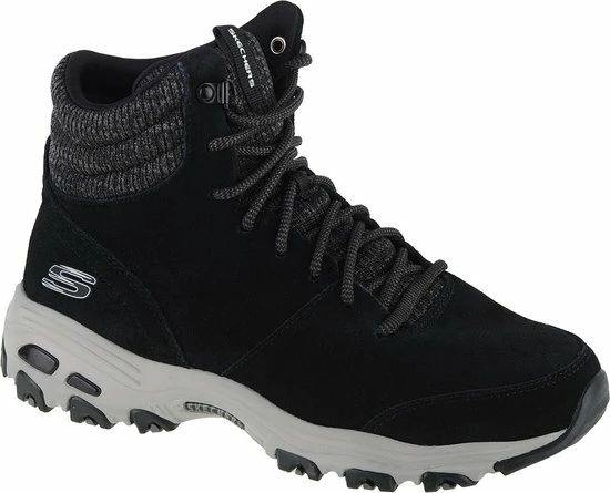 Skechers D'Lites - Chill Flurry 49727-BLK, Vrouwen, Zwart, Trappers,Laarzen, Maat: 39 1 Skechers D'Lites - Chill Flurry 49727-BLK, Vrouwen, Zwart, Trappers,Laarzen, Maat: 39