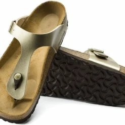 Birkenstock - Dames Sandalen Gizeh BS Gold (regular) - Goud - Maat 40 -dames-schoenen Verkoop 550x446 2