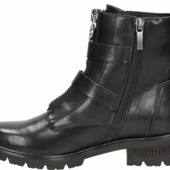 Tamaris Biker Boots Zwart - Maat 40 -dames-schoenen Verkoop 550x446 4