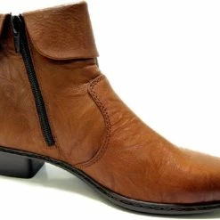 Rieker Enkellaarsjes Cognac - Maat 41 -dames-schoenen Verkoop 550x446 8