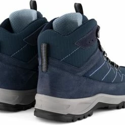 Travelin' Svendborg - Hoge Dames Wandelschoenen - Waterdicht En Ademend - Blauw Leer - Maat 41 -dames-schoenen Verkoop 550x447