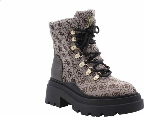 Guess Vaney Dames Veterboots - Olive - Maat 40 5 Guess Vaney Dames Veterboots - Olive - Maat 40 - Afbeelding 5
