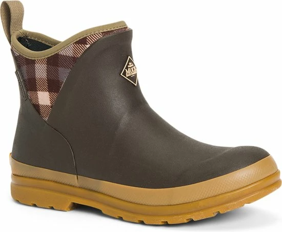 Muck Boot - Muck Originals Pull On Ankle - Brown/Plaid - Dames - 38 3 Muck Boot - Muck Originals Pull On Ankle - Brown/Plaid - Dames - 38 - Afbeelding 3