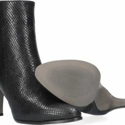 Notre-V 18236 Enkellaarsjes - Enkelboots Met Rits - Dames - Zwart - Maat 39 -dames-schoenen Verkoop 550x454 7