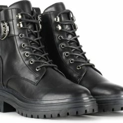 POSH By Poelman CATO Veterlaarzen- Zwart - Maat 39 -dames-schoenen Verkoop 550x454 9