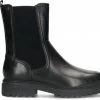 No Stress - Dames - Zwarte Leren Chelsea Boots - Maat 39