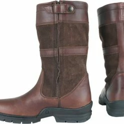 Horka Outdoorlaarzen York Halfhoog Leer/suède Bruin Maat 40 -dames-schoenen Verkoop 550x463 2
