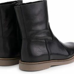 Travelin' Pleubian Dames Leren Enkellaarzen - Nette Schoenen Vrouwen - Zwart Leer - Maat 40 -dames-schoenen Verkoop 550x464 8